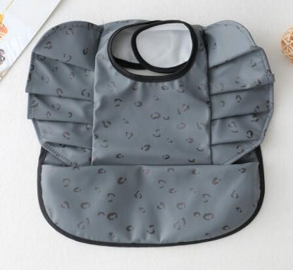 Baby Meal Pocket Waterproof Bib with Angel Wing Design