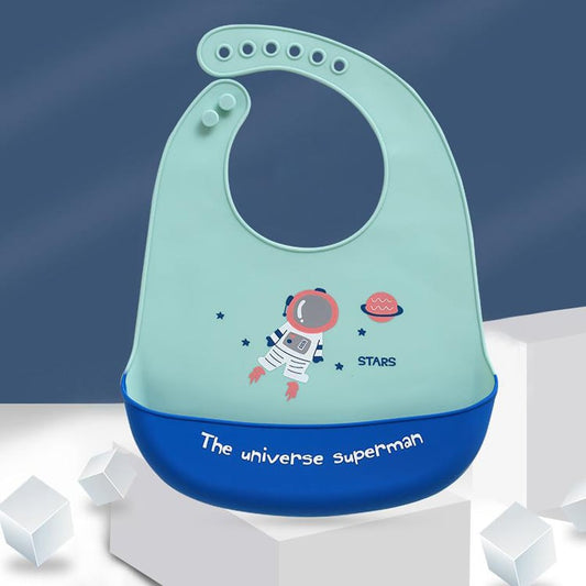 Children's Waterproof 3D Meal Pocket Bib