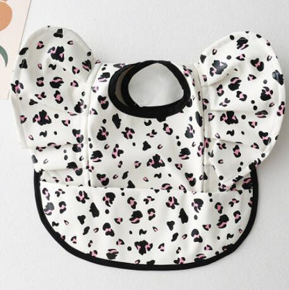 Baby Meal Pocket Waterproof Bib with Angel Wing Design